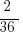 2/36