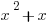 x^2+x